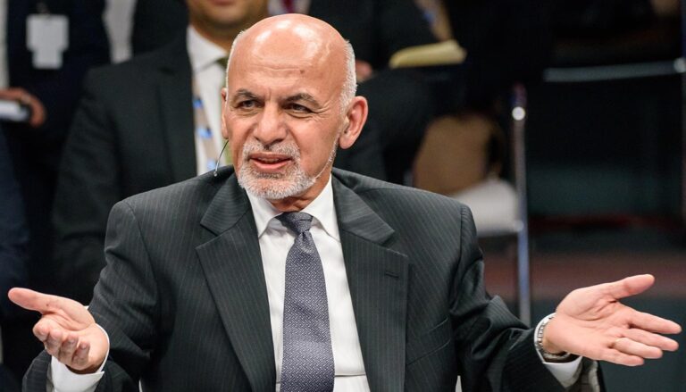 12.07.2018. BRUSSELS, BELGIUM. Ashraf Ghani, President of the Islamic Republic of Afganistan, during NATO Engages discussion at NATO (North Atlantic Treaty Organization) SUMMIT 2018.