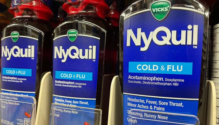 bottles of NyQuil