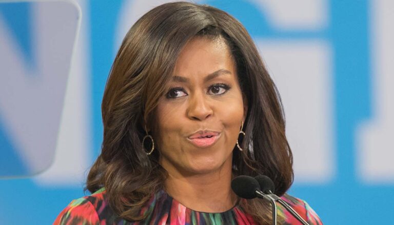 RALEIGH - OCTOBER 4: FLOTUS, Michelle Obama, speaking to students at NC State University. Other speakers were former governor Jim Hunt and Deborah Ross, on October 4th, 2016 in Raleigh, USA.