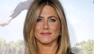 Jennifer Aniston at the Los Angeles Premiere of "Wanderlust" held at the Mann Village Theatre in Los Angeles, USA on February 16, 2012.