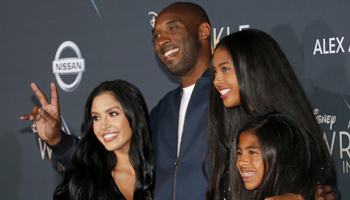 Kobe Bryant, Vanessa Bryant, Gianna Maria Onore Bryant and Natalia Diamante Bryant at the LA premiere of 'A Wrinkle In Time' held at the El Capitan Theater in Hollywood, USA on February 26, 2018.