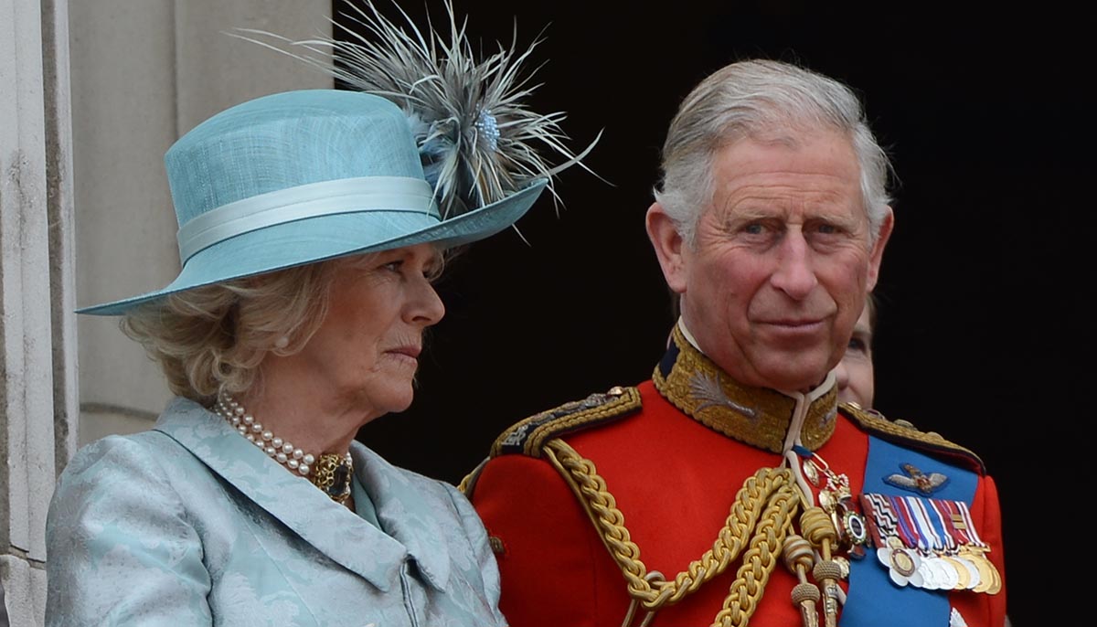 Camilla Duchess of Cornwall and Charles, the Prince of Wales attend the Trooping Of The Colour at Horse Guards Parade, London, UK. June 16, 2012, Picture: Catchlight Media / Featureflash