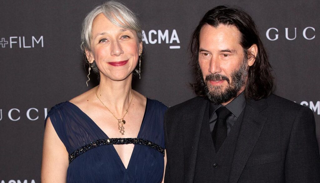 Los Angeles, California - November 02, 2019: Keanu Reeves and Alexandra Grant arrive at the 2019 LACMA Art + Film Gala Presented By Gucci